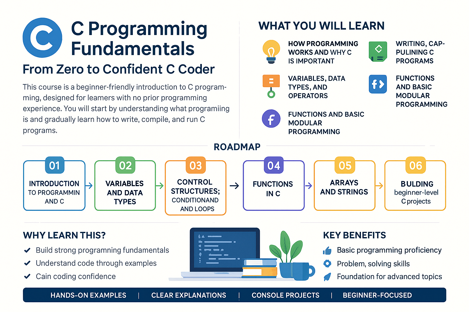 C Programming Fundamentals: From Zero to Confident C Coder